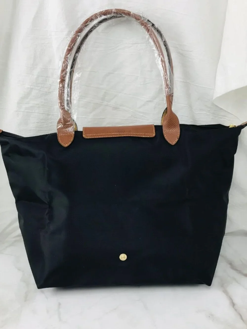 Longchamp Le Pliage Original Large Shoulder Nylon Bag Tote Black